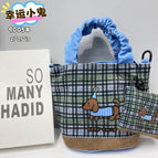 Plaid dachshund