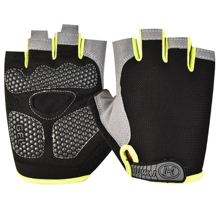 Cross-border Thin Half-finger Gloves Men's and Women's Riding Non-slip Quick-drying Sports Fitness Breathable Bicycle Gloves A01W