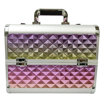 2023 new spot wholesale casual cosmetic case pvc manicure case two-layer large capacity portable cosmetic case