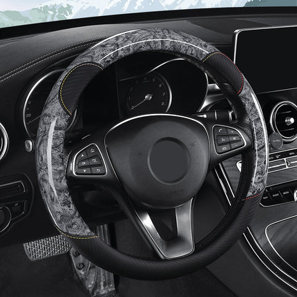 New crystal peach wood grain car steering wheel cover factory direct cartoon cute non-slip wear-resistant four seasons universal