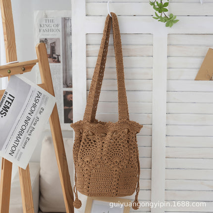 Cotton Flower Bucket Bag / Sac Seau Fleurs Coton