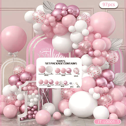 Balloon Chain Arch Set Scene Layout High-End Atmosphere Opening Birthday Party Decorations Anniversary Package