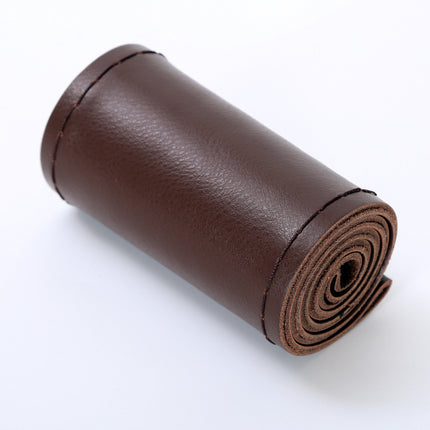 High-elastic hand-stitched car steering wheel cover new self-contained tea fragrance four-sided bullet tea polyphenol handle cover four seasons universal