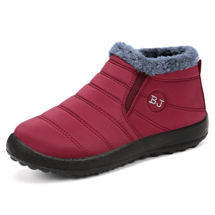 Cotton shoes winter new foreign trade couple snow boots fleece-lined thickened cotton boots polyurethane warm casual walking shoes