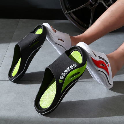 Thick-Soled Slippers for Men, Non-Slip, Summer Outer Wear, New Style, Bathroom, Home, Indoor Sports, Outdoor Beach, Men