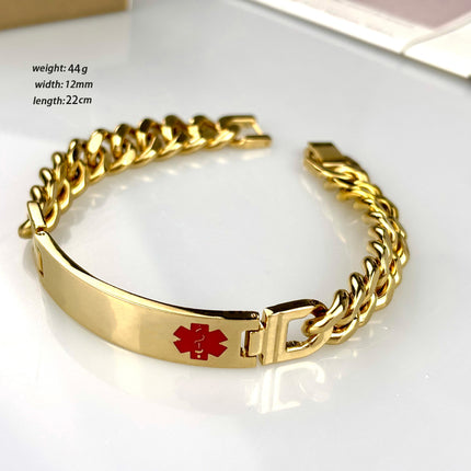 Factory Ready Stock Amazon E-Commerce Jewelry Dripping Black Oil Cross Curved Brand Stainless Steel Bracelet Titanium Steel Hand Jewelry Bracelet