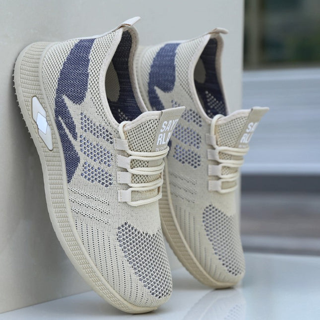 Summer Sandals, Hollow Breathable Anti-Odor Mesh Sneakers, Men's Mesh Shoes, Slip-On Soft-Soled Casual Clogs