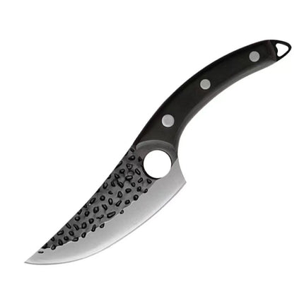 Yangjiang knife hand-forged hammer pattern kitchen knife bone-cutting knife slaughter knife killing fish peeling and cutting cattle high hardness chef knife