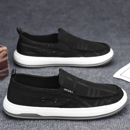 Slip-On Cloth Shoes for Men, Summer Shoes for Men, Lazy Men's Sneakers, Dad's Walking Canvas Shoes