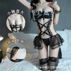 Black suit’ (clothes + headband + bracelets*2) / One size fits all