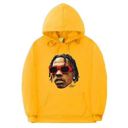 [Cross-border European Code] Rapper Lil Baby Graphic Hoodie Men's