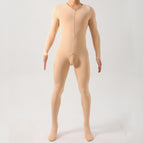 Skin color thin velvet nine points one size fits all 50-75kg / Regular style [no crotch opening] for men and women