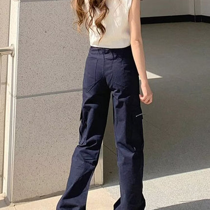 New Loose Casual Pants for Men, Korean Style Trendy Versatile Pants, Summer Drapey Wide-Leg Floor-Length Trousers