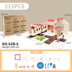 GZB-6 power small train e-commerce boxed 215PCs 1.05kg