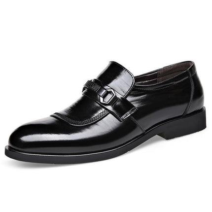 2022 Spring New Men's Leather Shoes Business Formal Wedding Men's Shoes Banquet Office Work Work Shoes Men