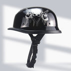 M (55-56cm) / Bright black skull b