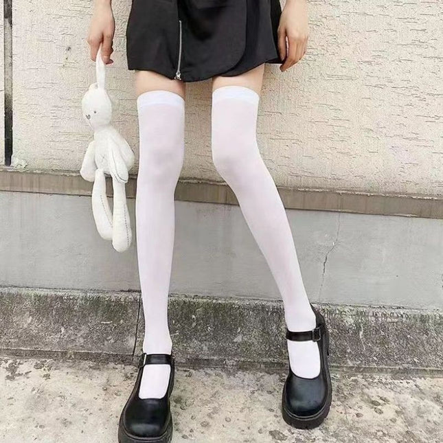 JK Calf Socks Summer Pressure Thin Leg Thin Over-the-Knee Socks Japanese Cute Stockings Uniform Half-High Stockings