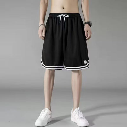 Men's Basketball Pants Running Shorts Fitness Five-point Mesh Pants Loose Sports Street Ball Trend Men's Elite Training