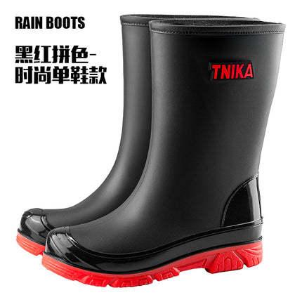 Men's High-Top Outdoor Functional Rain Boots 39 Extra High Non-Slip Fishing Wading Boots Long Rubber Shoes Labor Protection Men's Shoes
