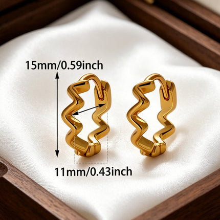 European and American Niche Earrings Design Light Luxury High-End Earrings for Women Summer Simple and Versatile Copper Gold-Plated Earrings Wholesale