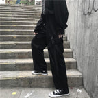 Black (can be straightened or tied) / S