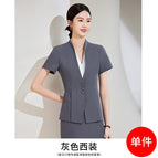 gray suit / S