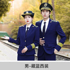 Men's navy suit / S