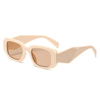 Off-white frame light tea slices