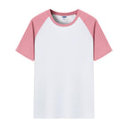 Children's short-sleeved t-shirt children's style - rouge pink / 100cm