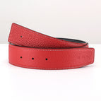 3.8 black/red (double-sided lychee pattern with white lines) / 105cm