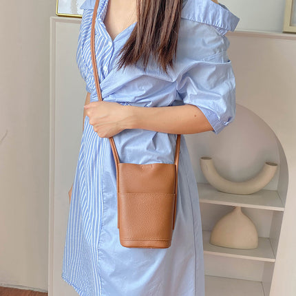 2026 New Summer Super Popular Crossbody Small Bag for Women, Genuine Leather Texture, Mobile Phone Bag, Exquisite Mini Bag