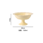9 inch fruit plate combination yellow