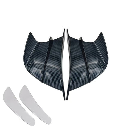 Motorcycle Modification Parts Suitable for Yamaha Universal Carbon Fiber Fixed Wing Aerodynamic Wing Deflector Side Wind Knife