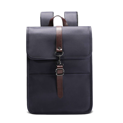 Factory Direct Supply Simple Business Computer Backpack 14inch Men's Korean Fashion Commuter Waterproof Oxford Backpack