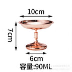 304 pudding cup c style red copper color