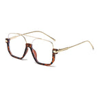 Tortoiseshell framed transparent sheet