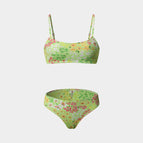 light green bikini / S