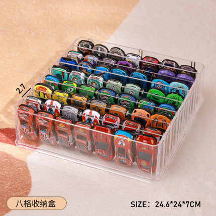 1:64 Alloy Car Storage Box Hot Wheels Domeka Kidsren's Flap Pocket Pants Car Organizer Multi-Layer Display Rack