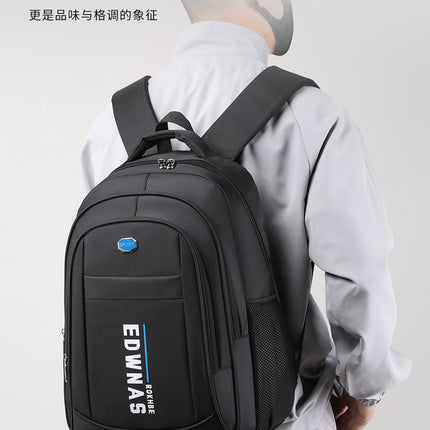Foreign trade business backpack Oxford cloth men's and women's new computer backpack outdoor junior high school student travel schoolbag