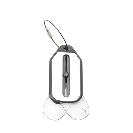 Cross-border new retractable clip nose reading glasses personalized fashion mini convenient reading keychain reading glasses trend