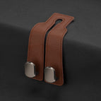 Factory dropshipping/labeling and warehousing / [zinc alloy hook head] leather texture/brown