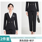 Black suit + pants / S