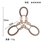 Triple horseshoe lock-alloy