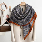 Dog tooth pattern [caramel edge]] / 135*135cm