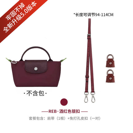 Xinyu craftsman Longxiang mini bag shoulder strap longcham Longxiang mini dumpling bag modification bag with accessories p