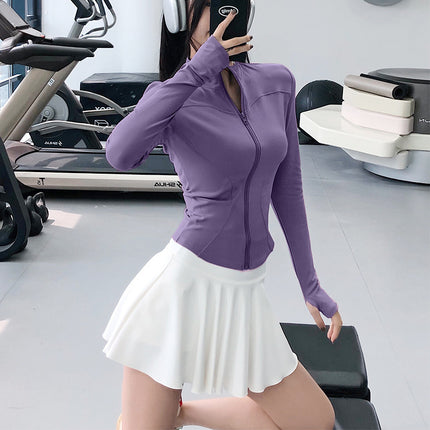 Yoga Clothing Sports Suit for Women 2026 New Style Long-Sleeved Jacket Top High-End Outdoor Casual Running Training Clothing