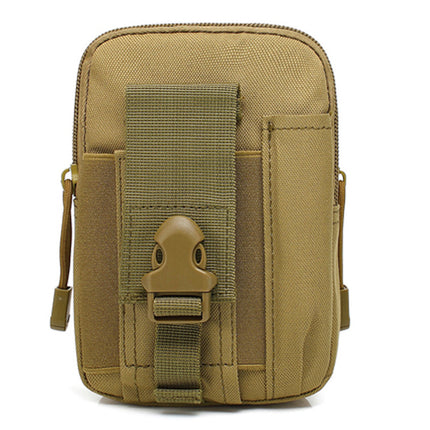 Tactical Camouflage Waist Bag Outdoor Multi-Functional Sports Running Bag Men's Waterproof Mobile Phone Bag Camping Cycling Waist Bag