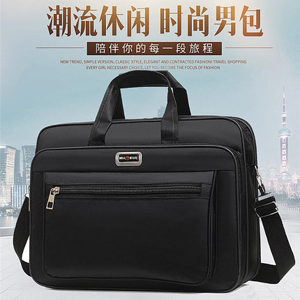 Portable shoulder notebook tablet computer bag 15 inch office travel student printing large capacity wholesale computer bag