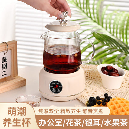 Multifunctional Health Cup Electric Stew Cup Small Mini Heating Water Cup Tea Boiling Pot Hot Milk Office Artifact
