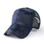 Six-page top-back net style - deep blue / 56-59cm head circumference (normal size)